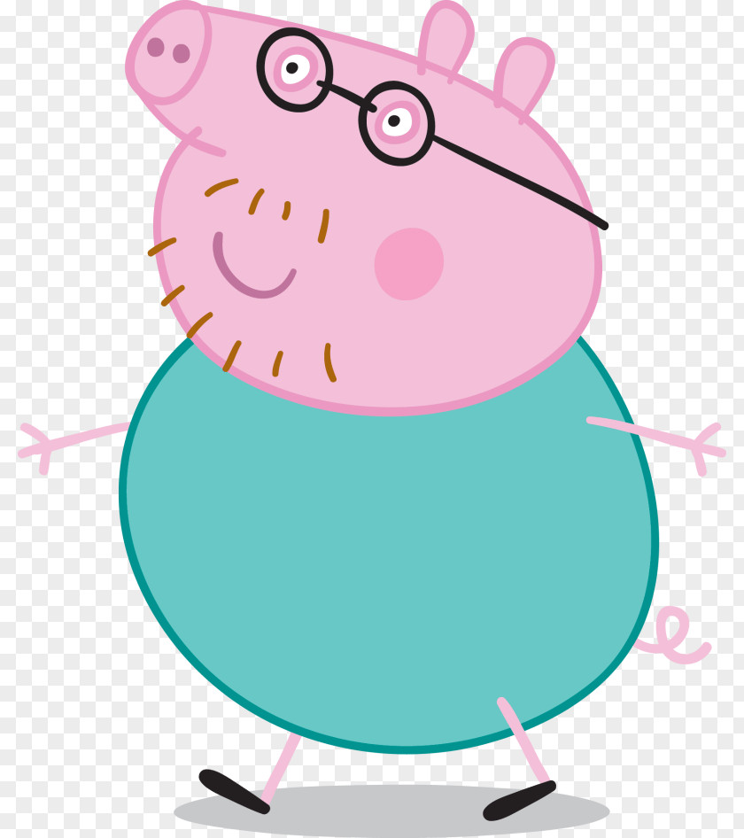 Peppa Daddy Pig Television Show Mummy Father PNG