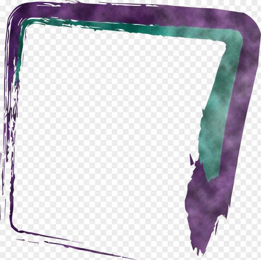 Purple Violet Teal Turquoise Rectangle PNG