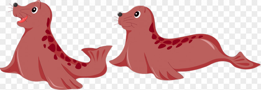 Cute Cartoon Baby Seals Seal Clip Art PNG