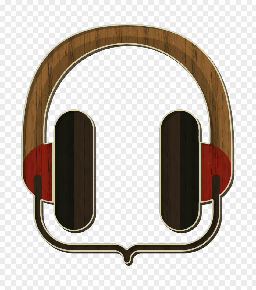Headphones Icon Music Elements Audio PNG