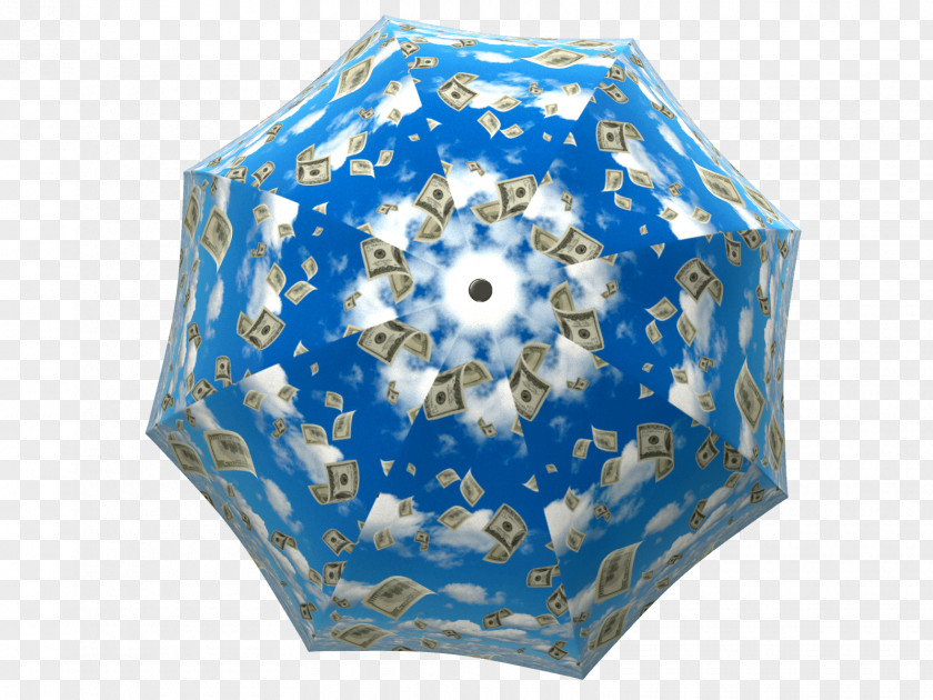 It's Raining Money Christmas Gift Umbrella Holiday PNG