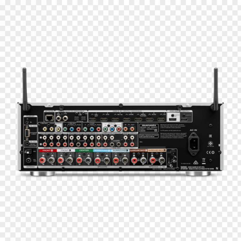 Marantz SR5012 7.2 Channel 4K Ultra HD Network AV Receiver Audio Dolby Atmos PNG