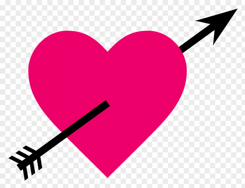 PINK HEARTS Heart Love Arrow Clip Art PNG
