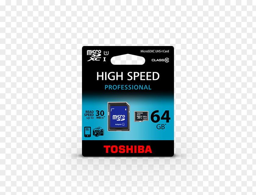 Professional Card MicroSD Secure Digital Toshiba Flash Memory Cards SDHC PNG