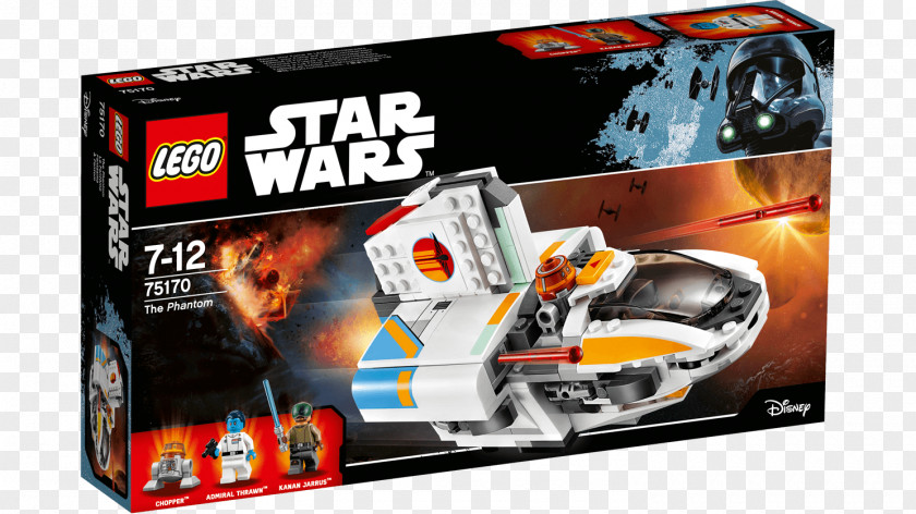 Toy Lego Star Wars Luke Skywalker LEGO 75170 The Phantom PNG