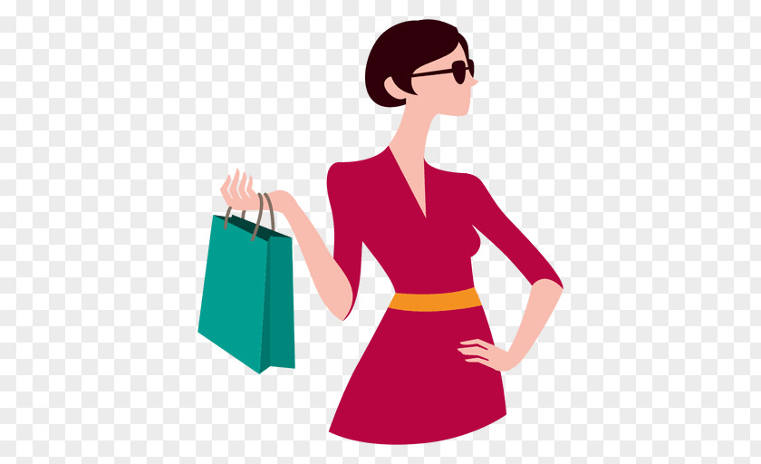 Shopping. Vector Infographic Clip Art PNG