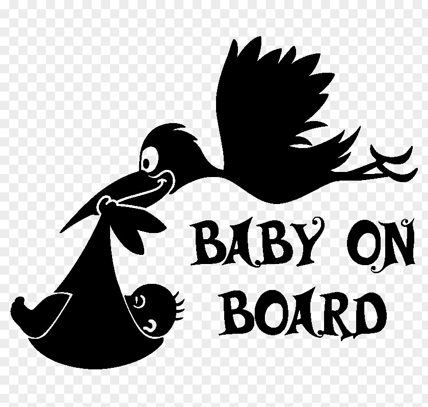 Baby On Board Sticker Infant Child Clip Art PNG