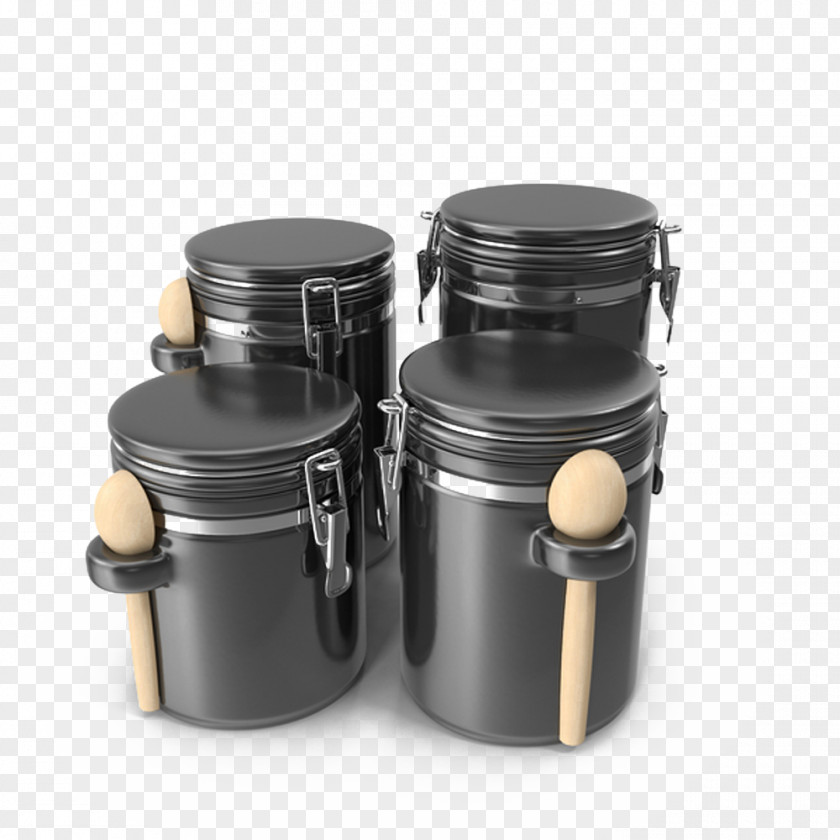 Iron Pot Seasoning Jar Download Condiment PNG