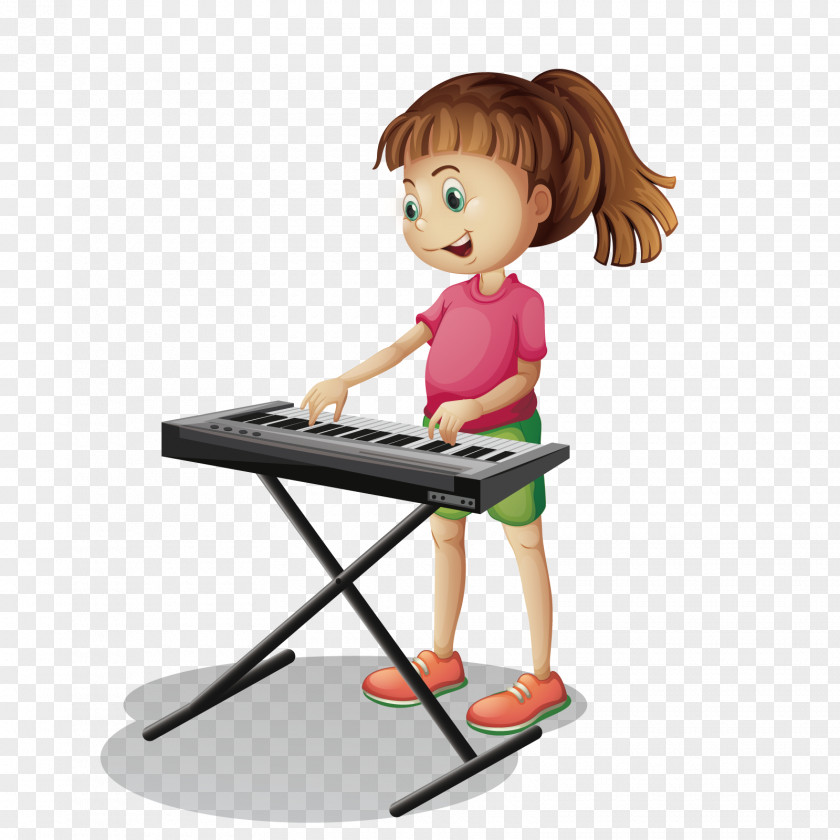 Vector To Play The Keyboard Musical Instrument Stock Photography Illustration PNG