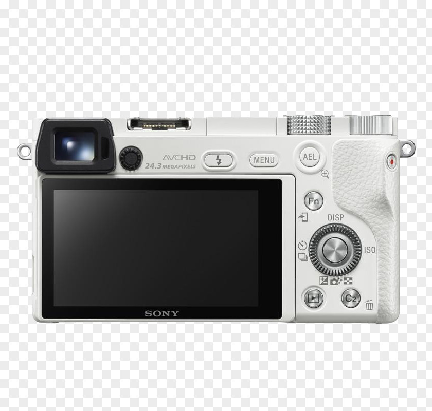 White Camera Sony U03b16000 Lens APS-C Mirrorless Interchangeable-lens PNG
