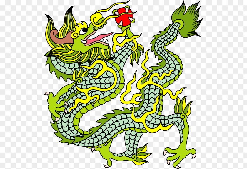 China Chinese Dragon Qilin Azure PNG