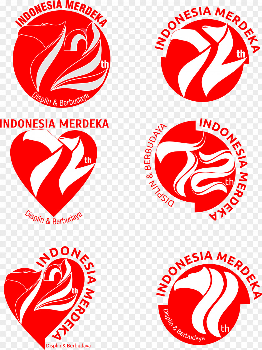 Design Indonesia Logo Symbol Independence PNG