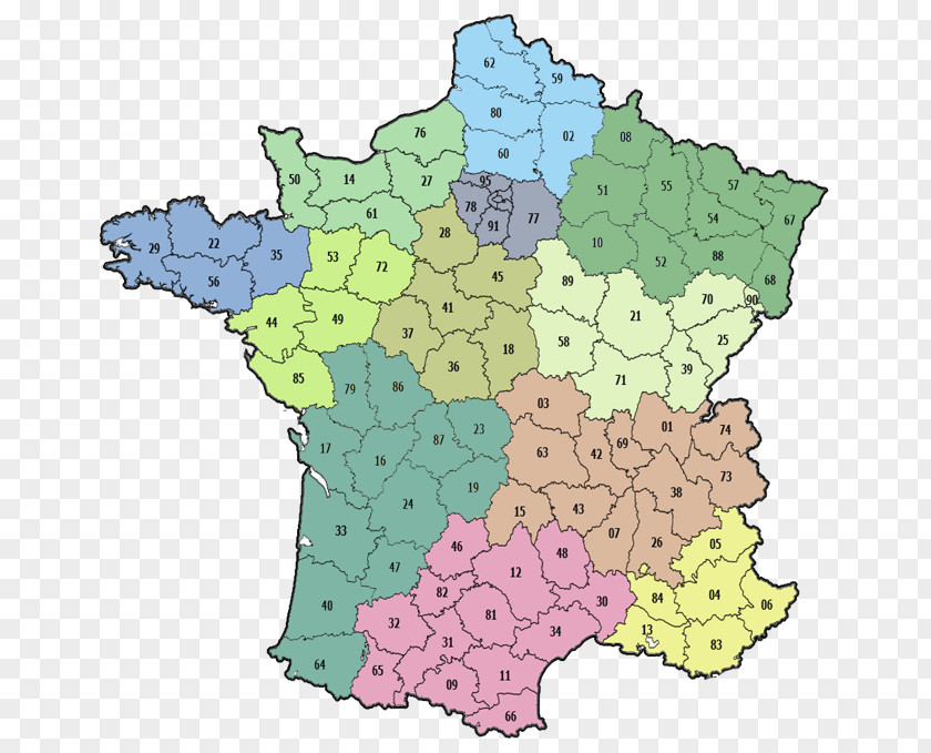 Map Regions Of France Departments Metropolitan Hauts-de-France PNG