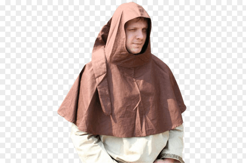 Peasant Day Hoodie Middle Ages Cowl Cloak PNG