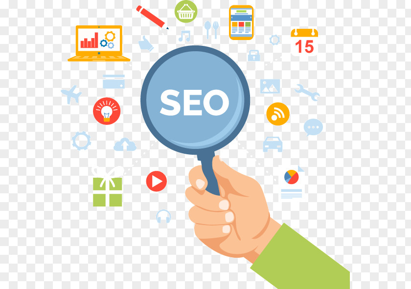 Seo Banner Digital Marketing Search Engine Optimization Web Design Development PNG