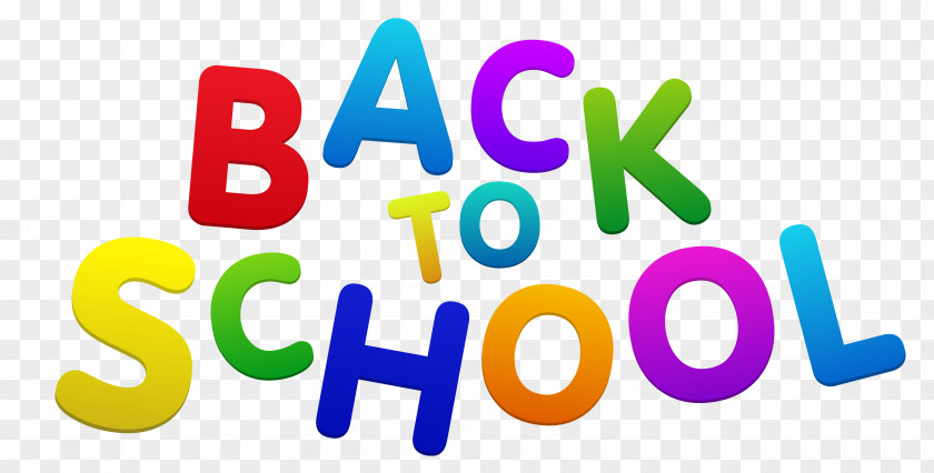 Back To School Colorful Picture Clip Art PNG