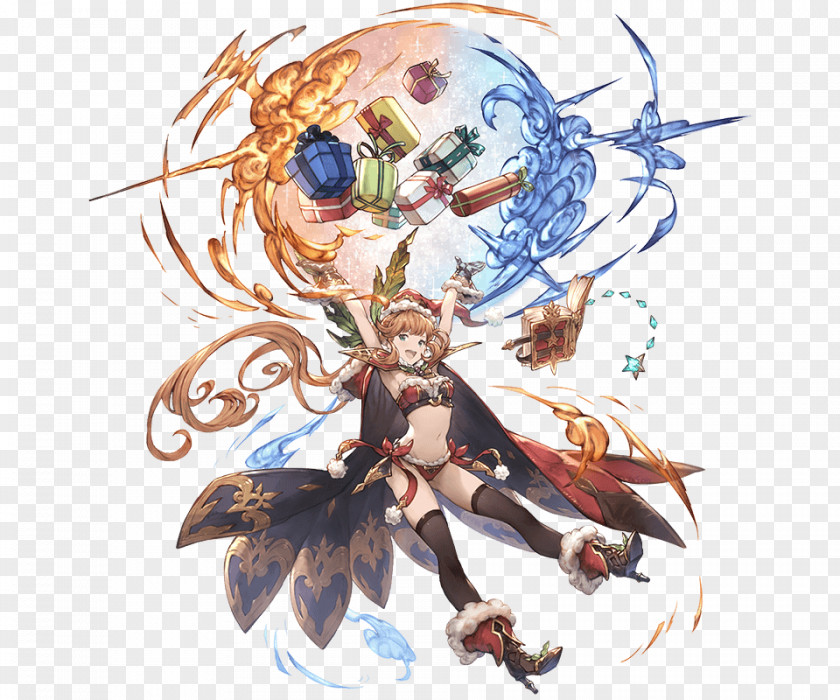 Christmas GRANBLUE FANTASY Battle Champs Character PNG