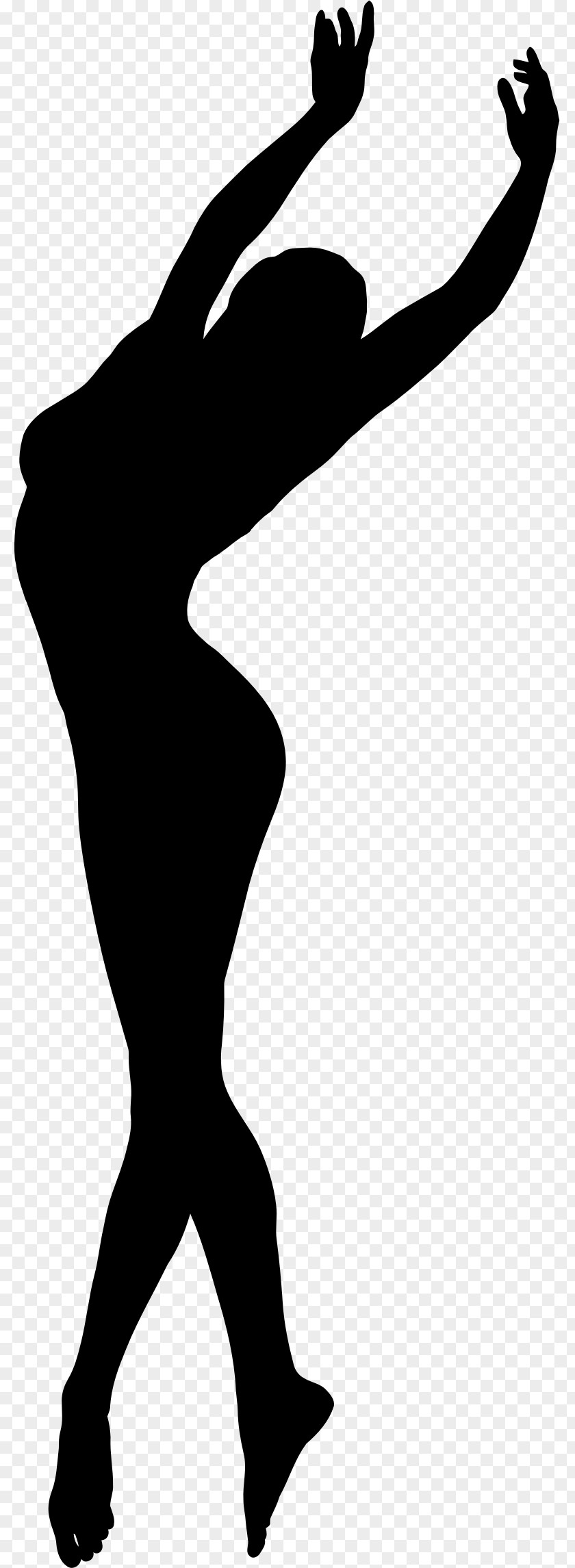 Invisible Woman Dance Silhouette Drawing PNG