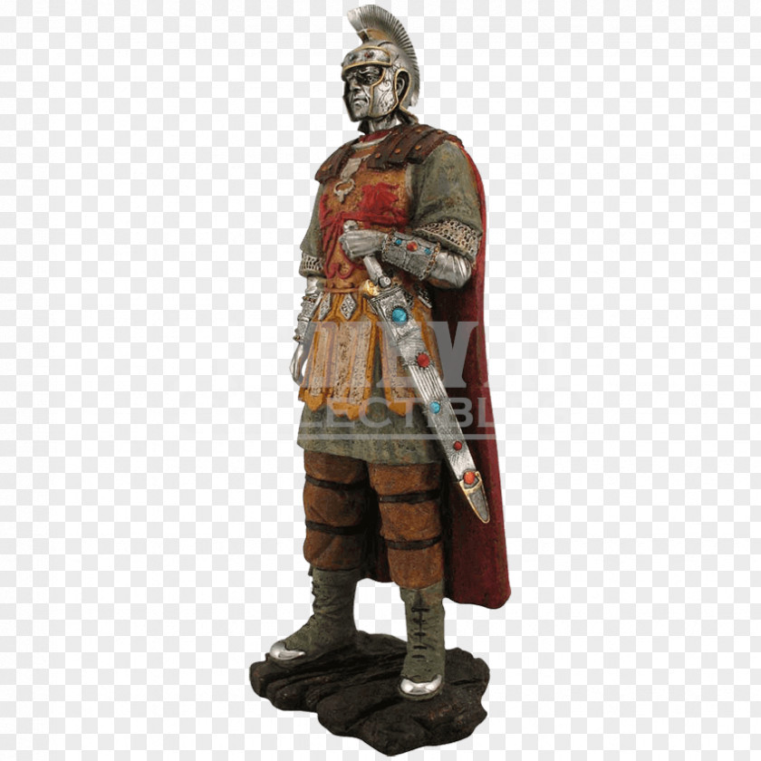 Medieval Roman Empire Army Statue Soldier Figurine PNG