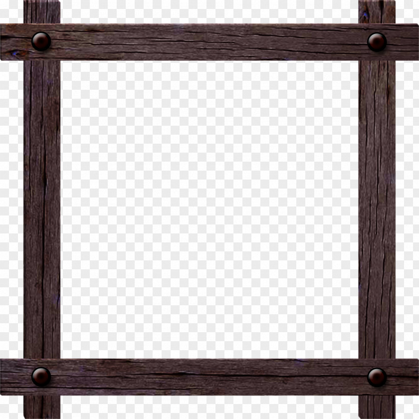 Pretty Brown Wooden Frame Wood Pattern PNG