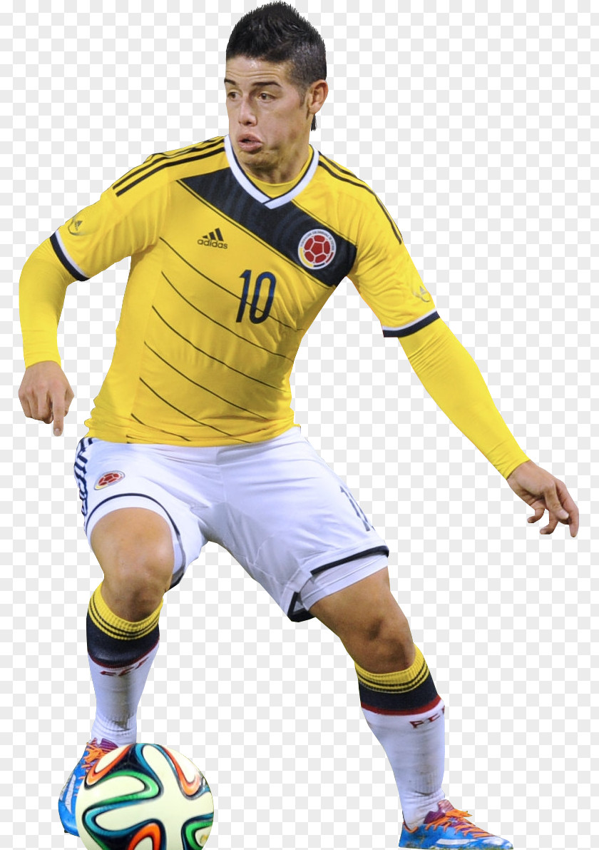 Seleccion Colombia James Rodríguez 2014 FIFA World Cup National Football Team FC Bayern Munich PNG