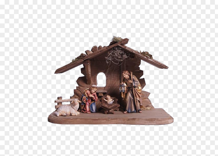 Trống Đồng Nativity Scene Holy Family Wood Bethlehem Christkind PNG