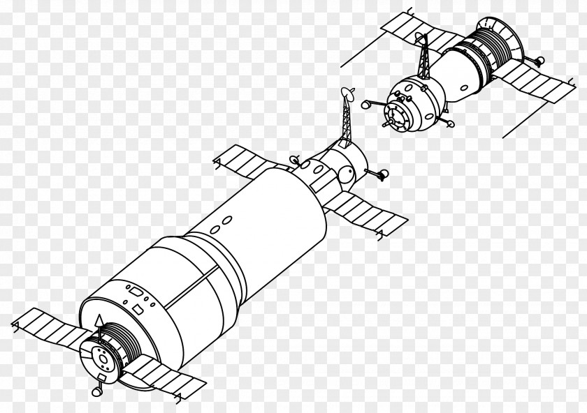 Doodle International Space Station Salyut 6 1 Programme PNG