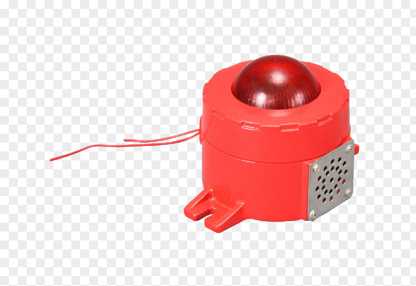 Red With Wiring Alarm Light Fire System Hydrant Firefighting Conflagration PNG