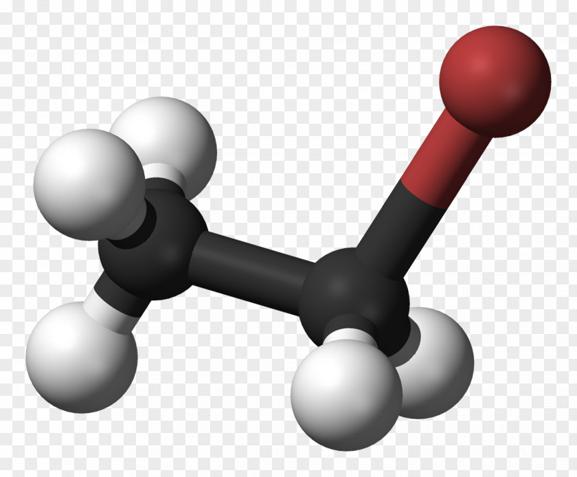 Bromoethane Ball-and-stick Model Ethyl Group Sphere Chemical Compound PNG