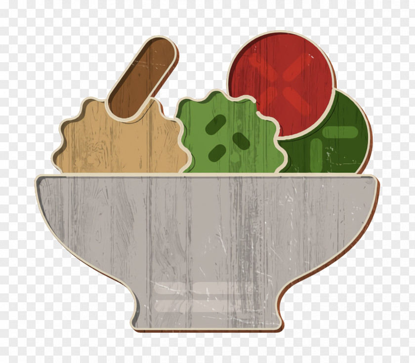 Leaf Vegetable Plant Food Icon Salad Gastronomy Set PNG