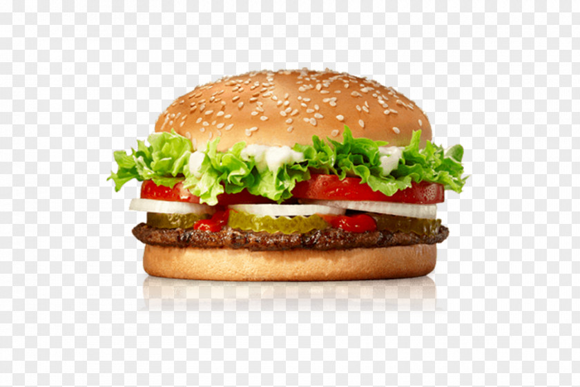 Burger King Whopper Hamburger Fast Food Cheeseburger French Fries PNG