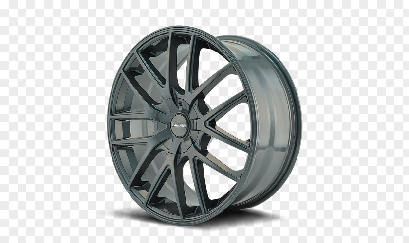 Car Alloy Wheel Gunmetal Rim PNG