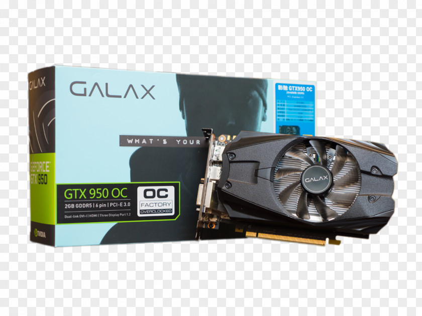 Graphic Card Graphics Cards & Video Adapters NVIDIA GeForce GTX 950 KFA2 750 Ti PNG