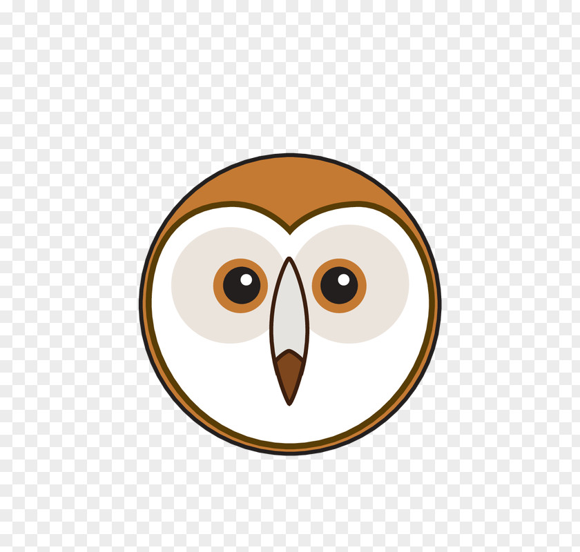 Owl Beak Circle Brown Clip Art PNG