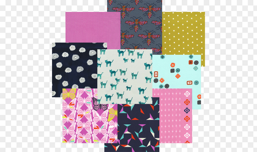Picnic Textile Patchwork Place Mats Polka Dot Quilting PNG