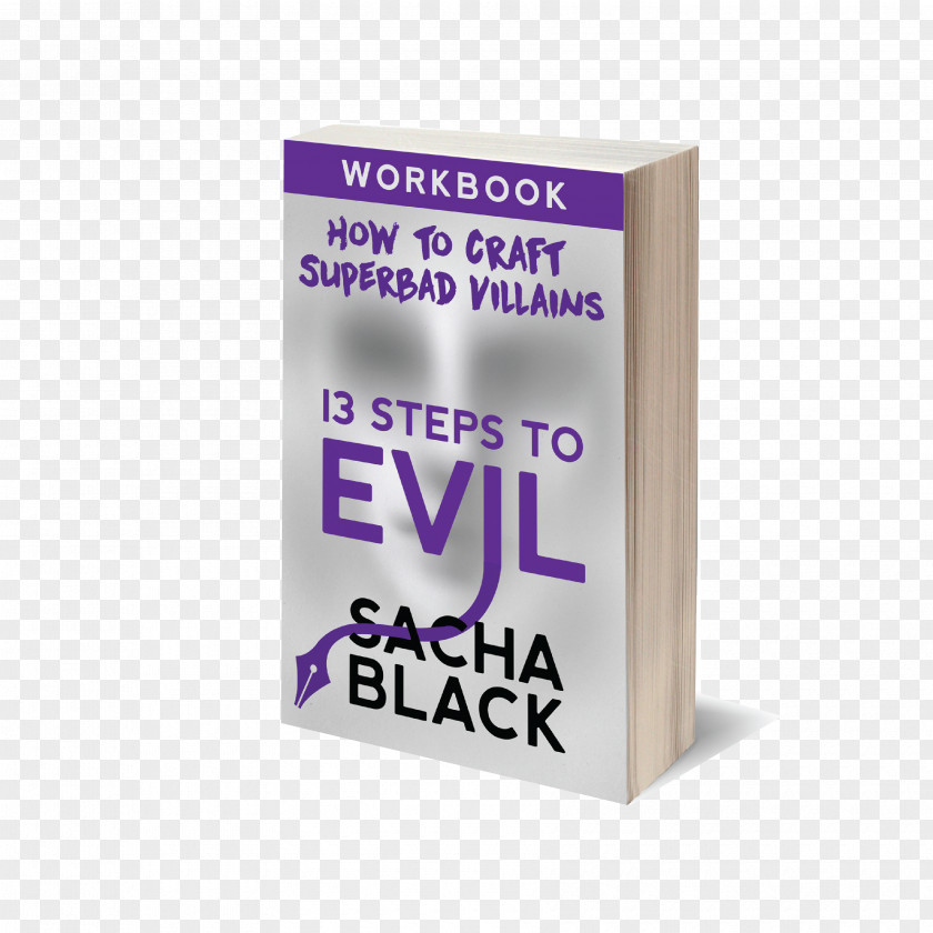2017 Goals Workbook 13 Steps To Evil: How Craft Superbad Villains Brand Purple Product Font PNG