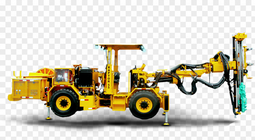 Bulldozer Machine Drilling Rig Mining Augers Drifter PNG