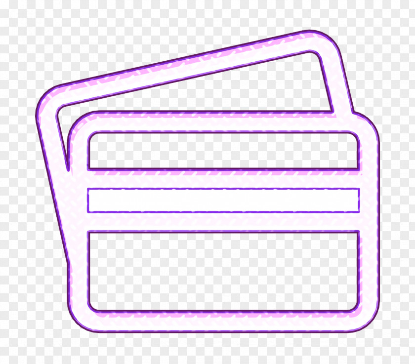 Credit Card Icon Bank Linear Color Web Interface Elements PNG