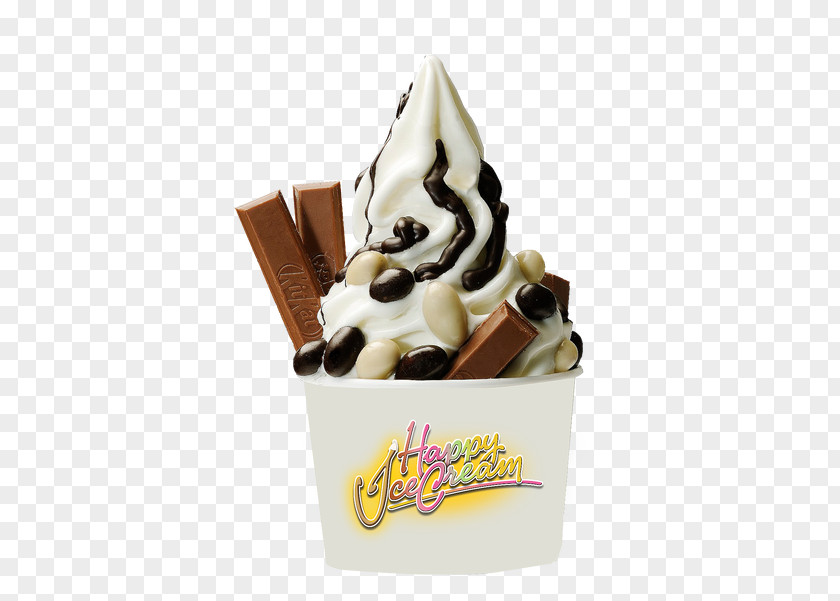 Ice Cream Sundae Frozen Yogurt Chocolate Llaollao PNG