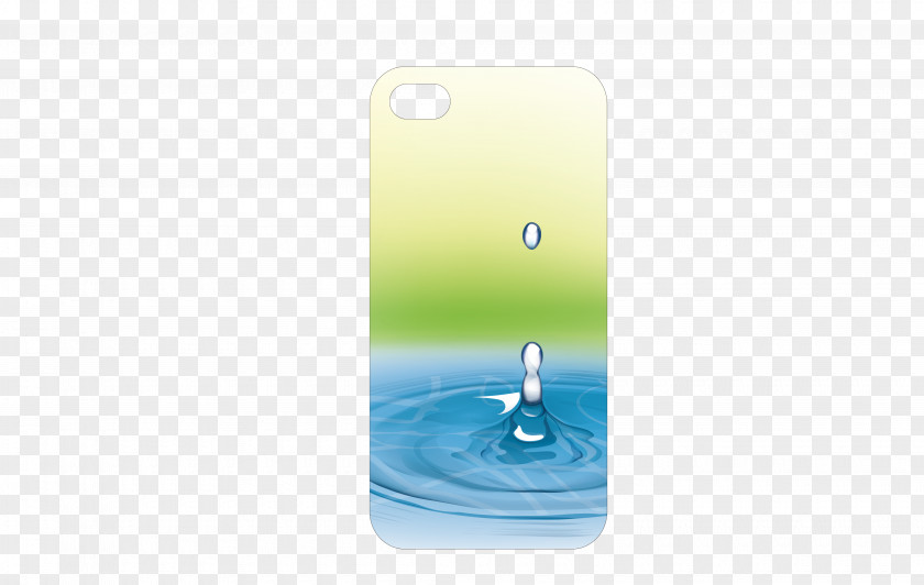 Water Drop Vector Mobile Phone Case Smartphone Euclidean PNG