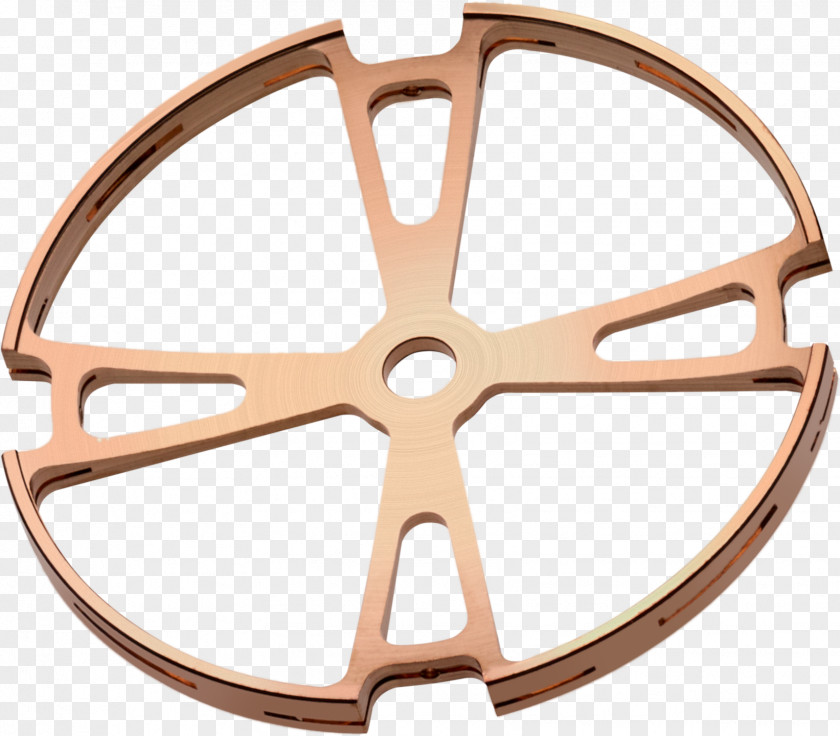 Brass Alloy Wheel Material Copper Spoke PNG