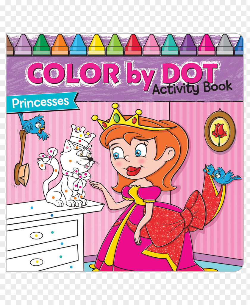 Colorful Dot Clip Art Illustration Toy Pink M Big Color & Activity PNG