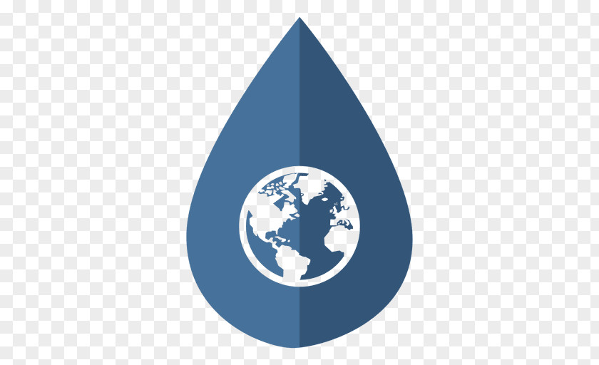 Earth Logo Water Globe PNG