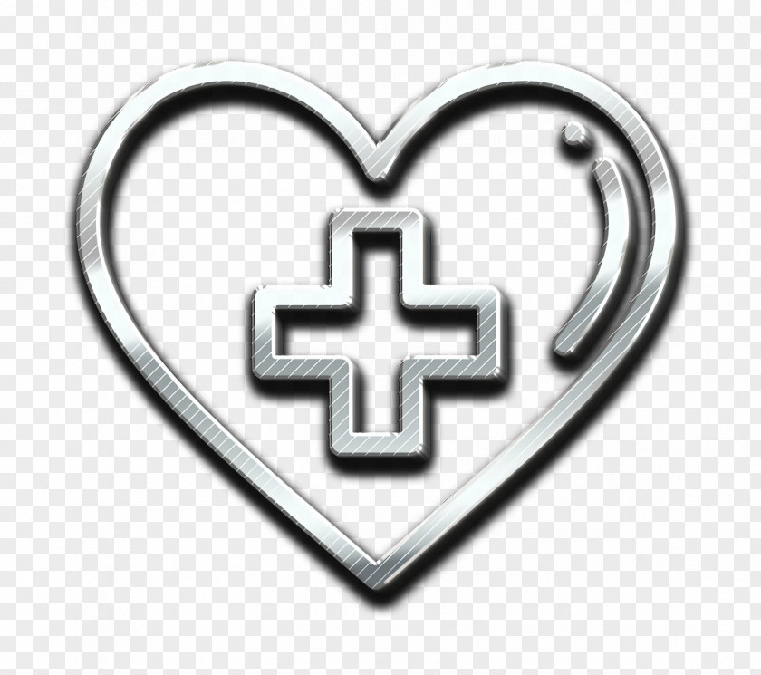 Heart Cross Health Icon Healthcare And Medical PNG