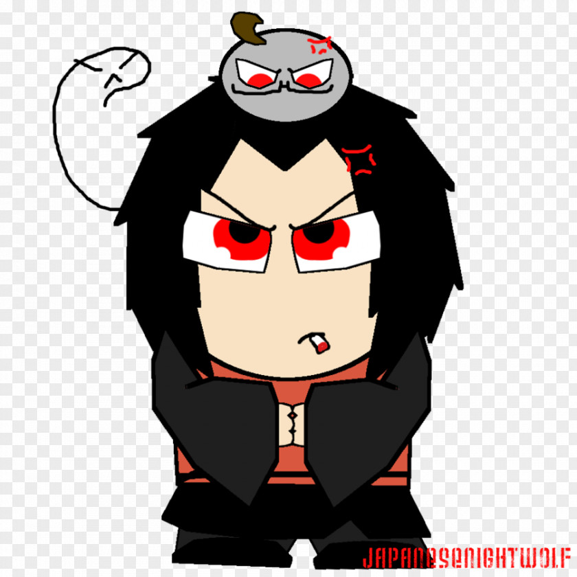 Mochi Black Hair Character Clip Art PNG
