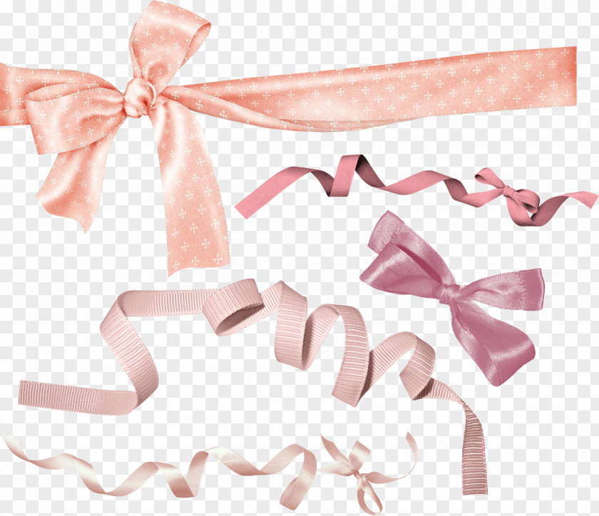 Pink Bow Lazo Ribbon Animation Clip Art PNG