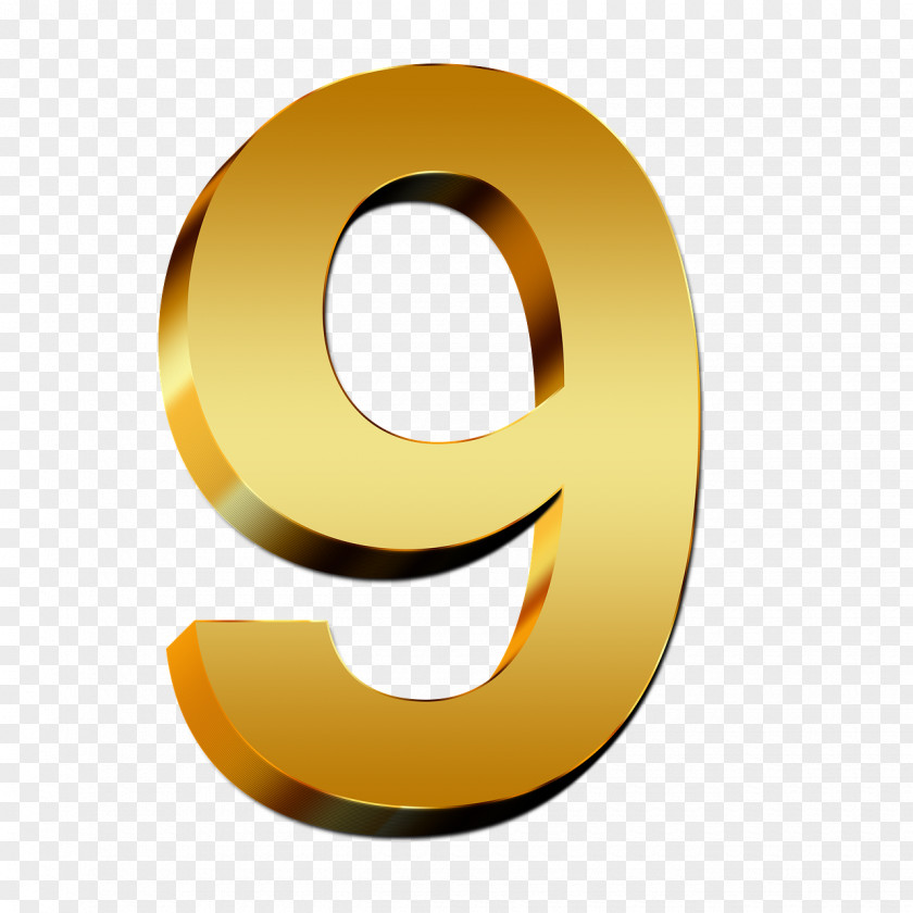 9 Number Numerical Digit PNG