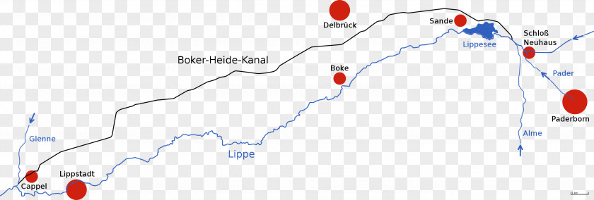 Lippe Lippstadt Boker-Heide-Kanal Rhine Wesel PNG