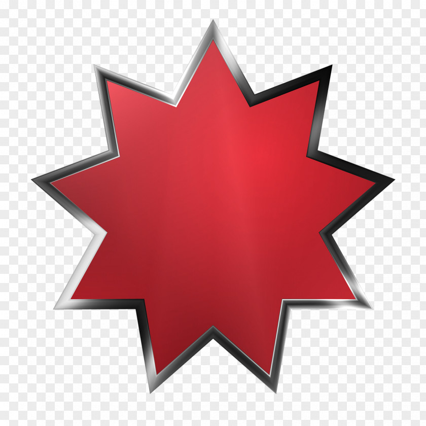 Star Badge Clip Art PNG