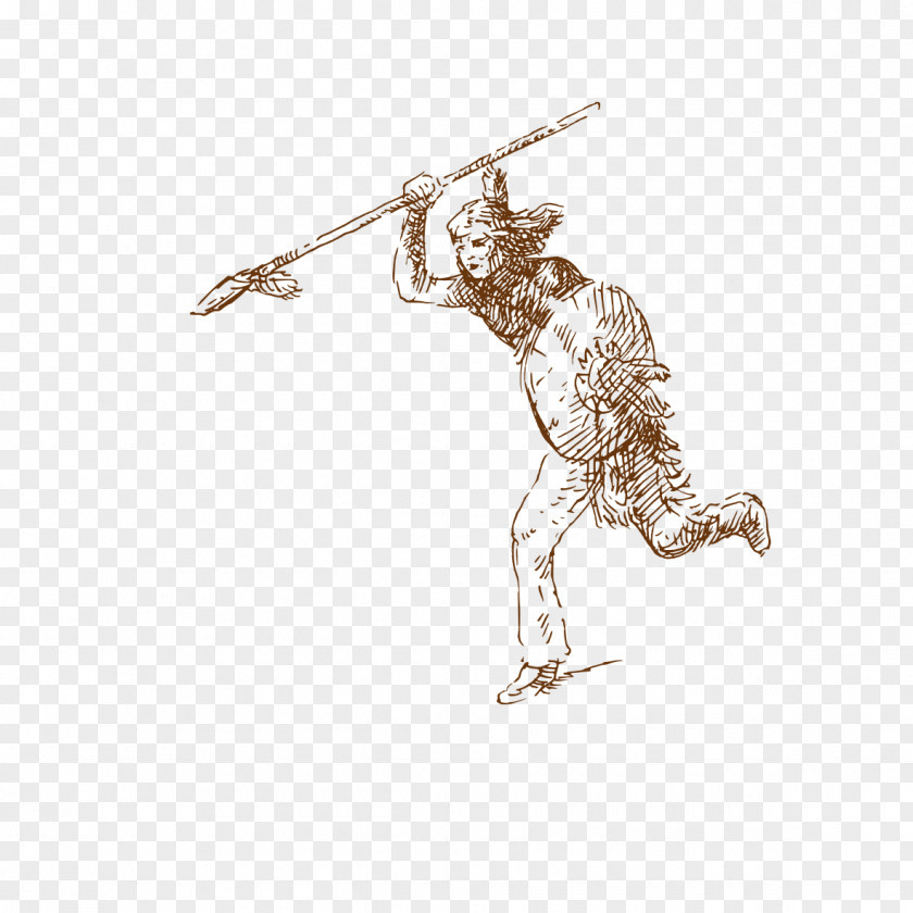 Warrior Spear Adobe Illustrator PNG